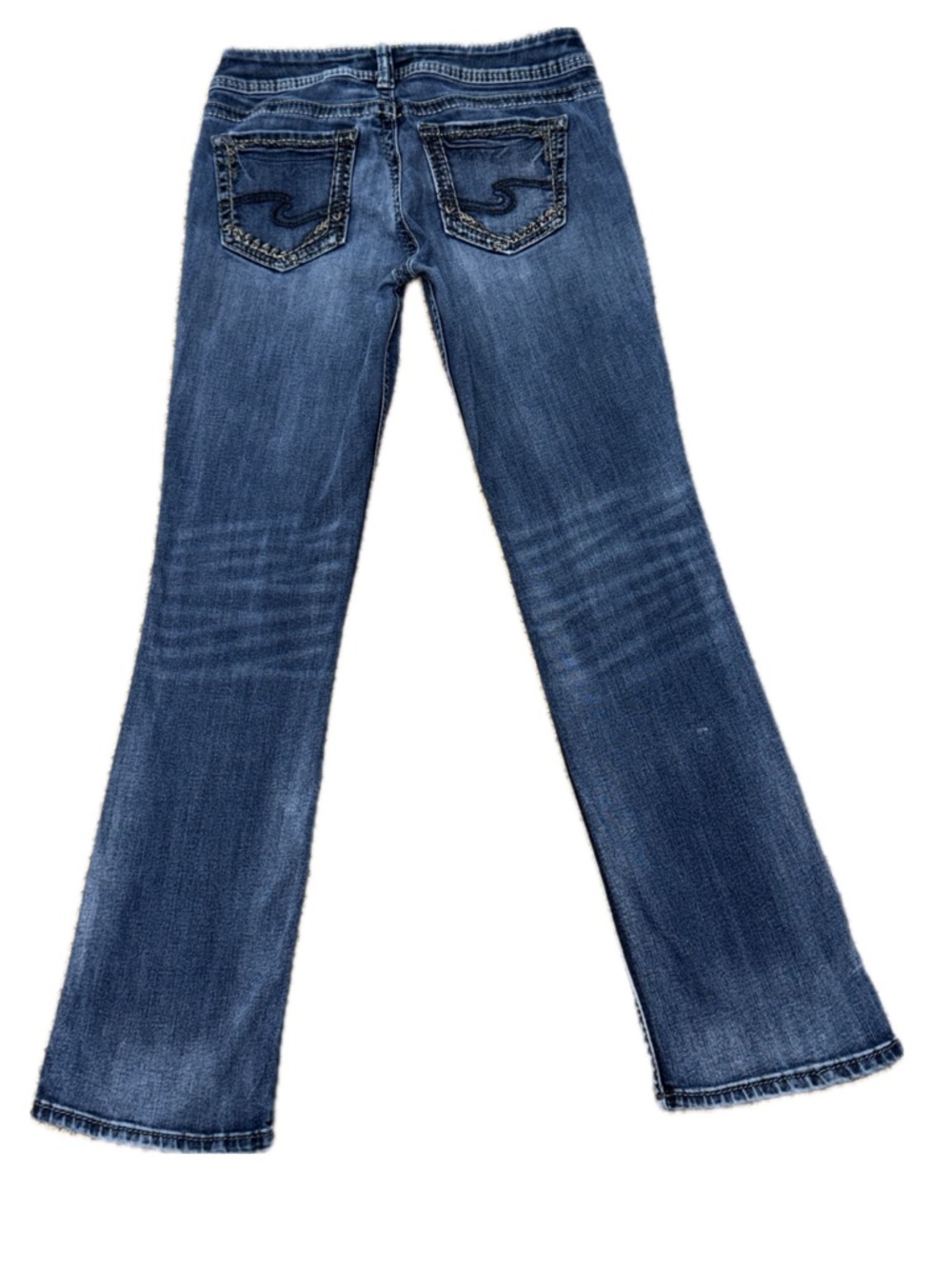 👖🌵 SILVER JEANS Women's Suki Slim Boot Mid Rise Y2K Medium Wash Sz 28